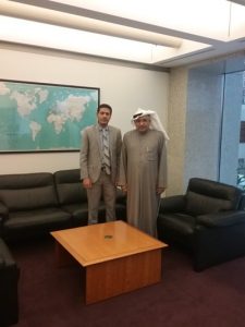 رافت ابراهيم رئيس تحرير وكاله انباء البترول داخل منظمه اوابك