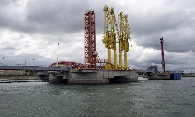 FILE PHOTO: A jetty for oil tankers is seen on Madae island, Kyaukpyu township, Rakhine state, Myanmar October 7, 2015. REUTERS/Soe Zeya Tun/File Photo