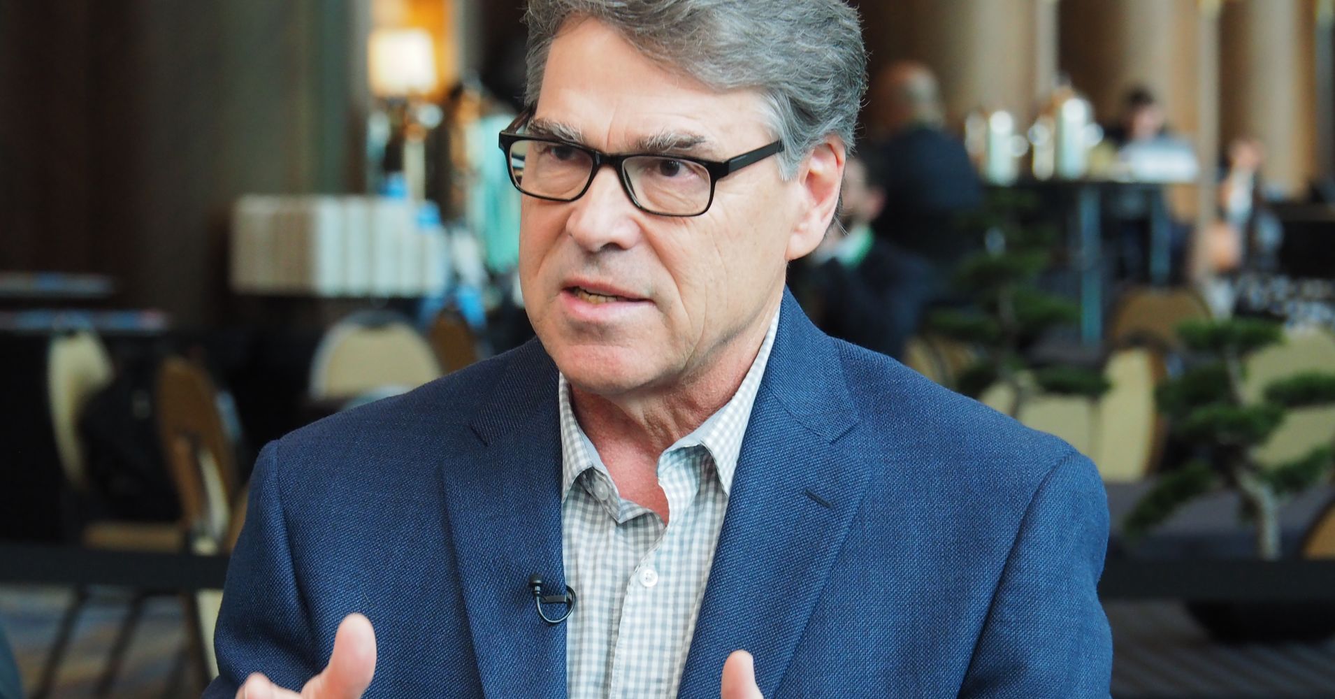 Secretary of Energy, Rick Perry speaking at the 2019 CERAWeek conference in Houston, TX on March 11, 2019.