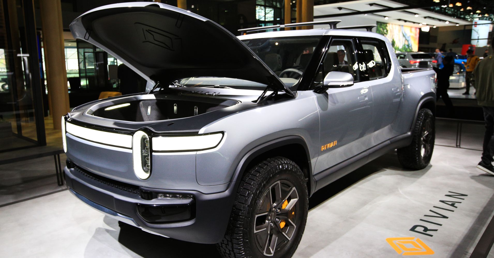 Rivian EV Pickup Truck.