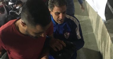 مشجع الزمالك الكفيف يظهر فى مواجهة بيراميدز.. صور