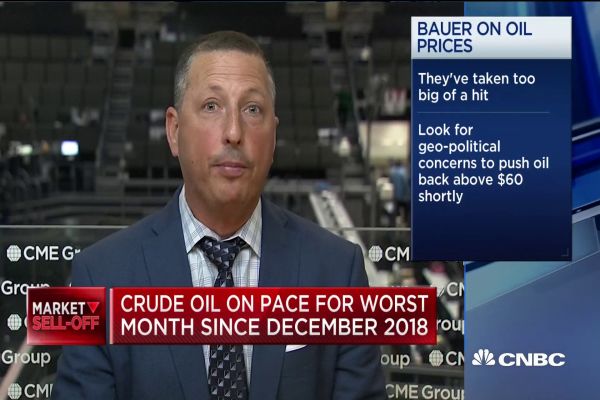 Crude on pace for worst month since December 2018