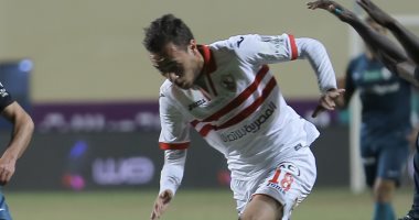 عنتر يخرج من حسابات جروس فى رحلة الزمالك للمغرب بسبب الإصابة