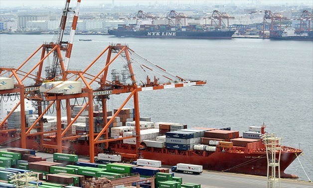 A Ship unloading goods - Archive