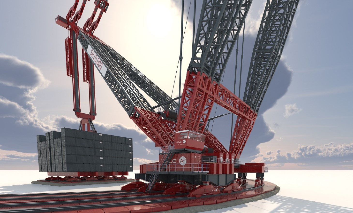 ALE introduces “world’s largest capacity land-based crane”