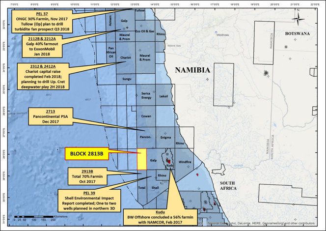 Tullow to buy Calima’s offshore acreage in Namibia