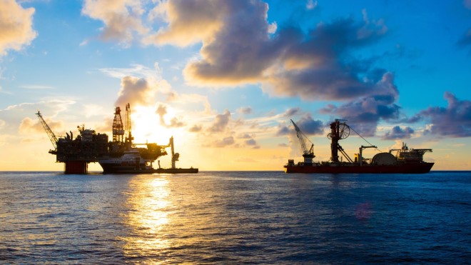 Thunder Horse platform in the Gulf of Mexico