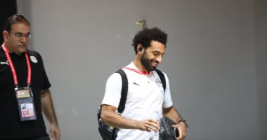 صور .. وصول لاعبى منتخب مصر ستاد القاهرة