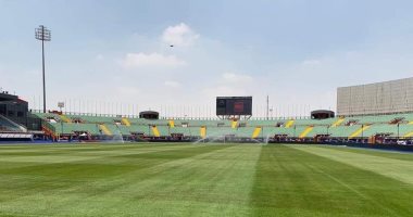 صور.. استاد السلام يستعد لاستضافة المغرب وناميبيا فى المجموعة الرابعة للكان