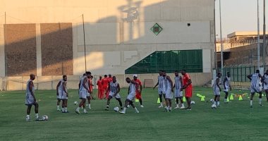 صور.. منتخب الكونغو يختتم تدريباته استعدادًا لمواجهة مصر