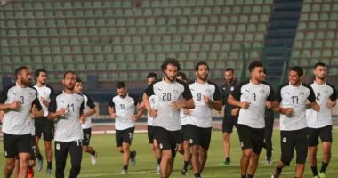 صور .. التدريب الأخير لمنتخب مصر قبل مواجهة جنوب أفريقيا