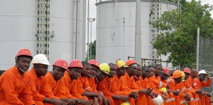 Oil workers in Gabon; Source: African Energy Chamber