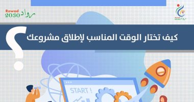 كيف تختار الوقت المناسب لاطلاق مشروعك الخاص؟.. رواد 2030 يجيب